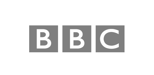 BBC logo in grey and white.