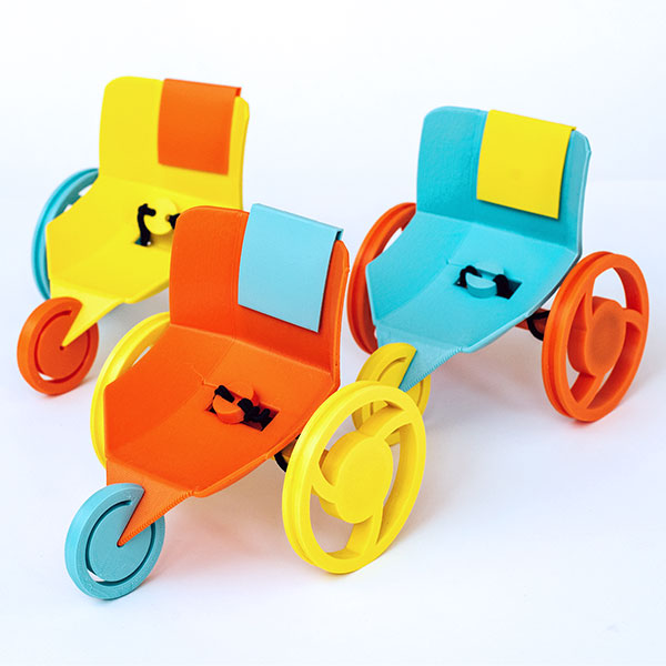 Toy wheelchairs